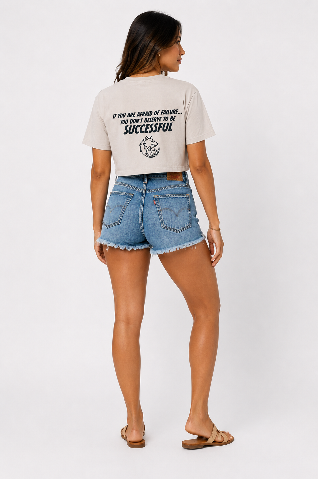 Essential Deserve Success Crop Tee