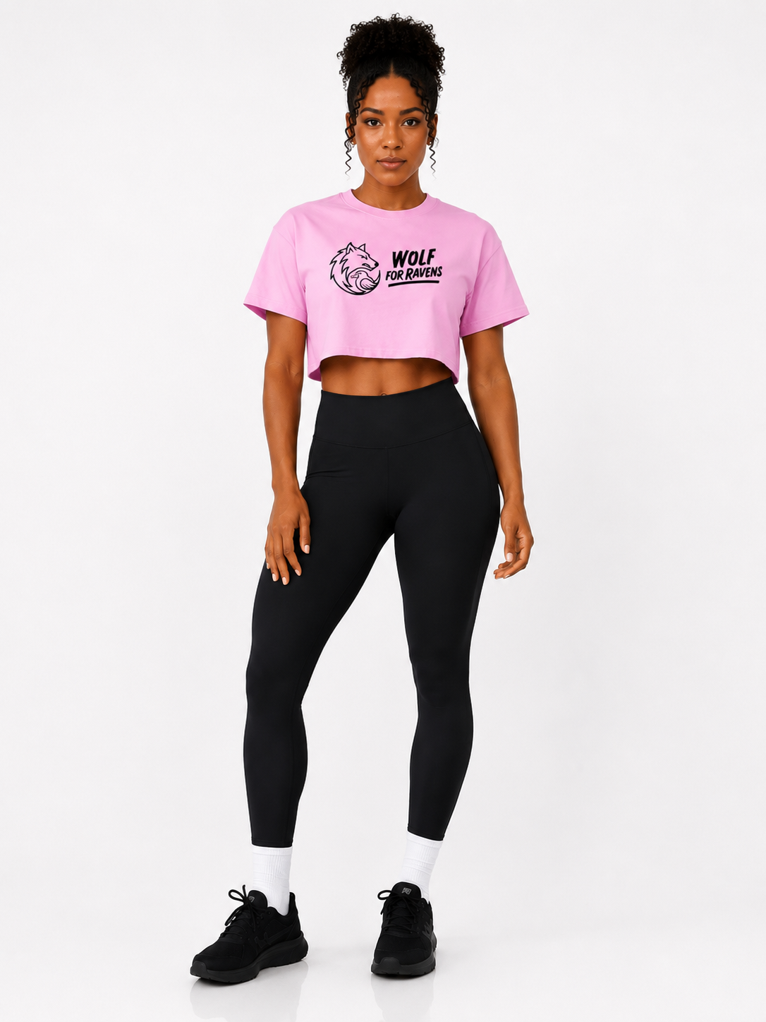 Essential Just Work Out Crop Tee
