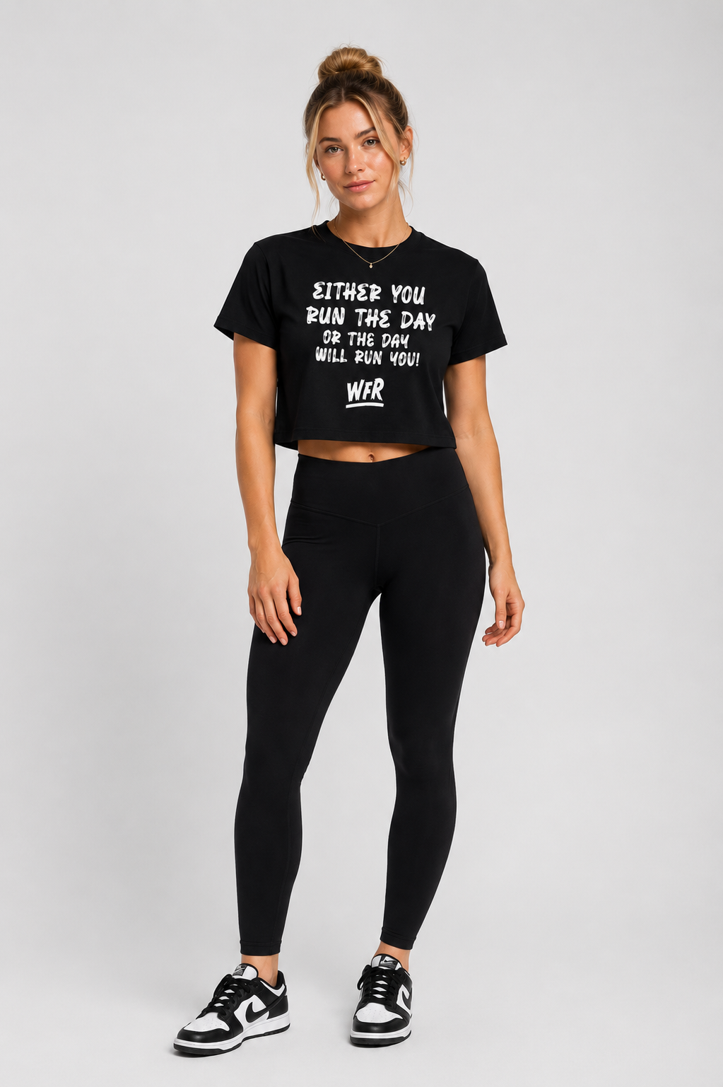 Essential Run The Day Crop Tee